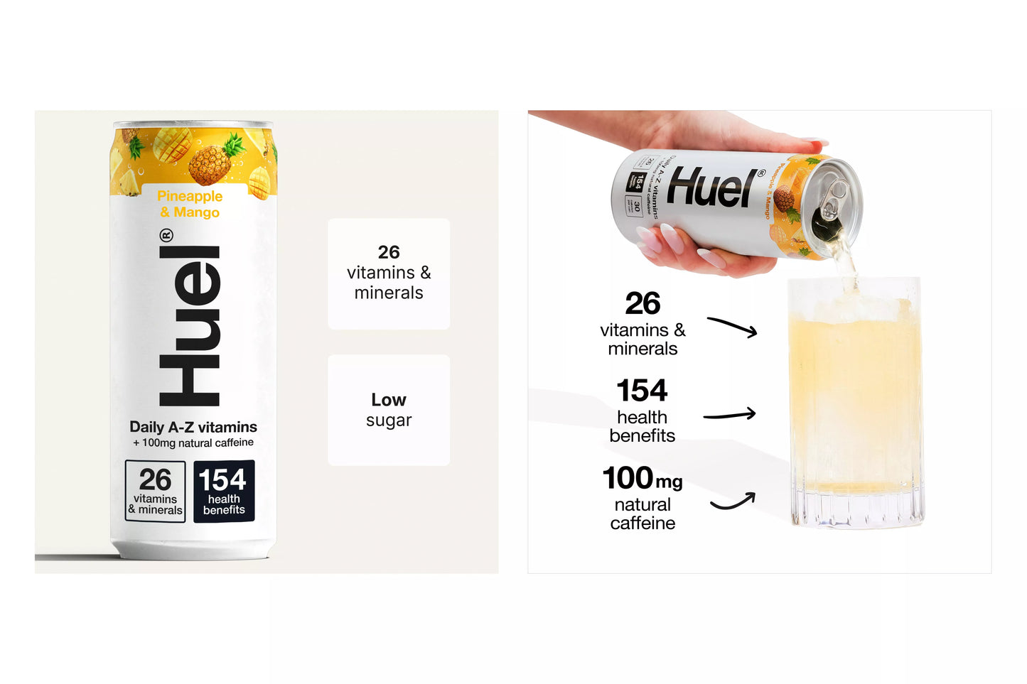 Huel Daily A-Z Vitamins Pineapple & Mango 330ml