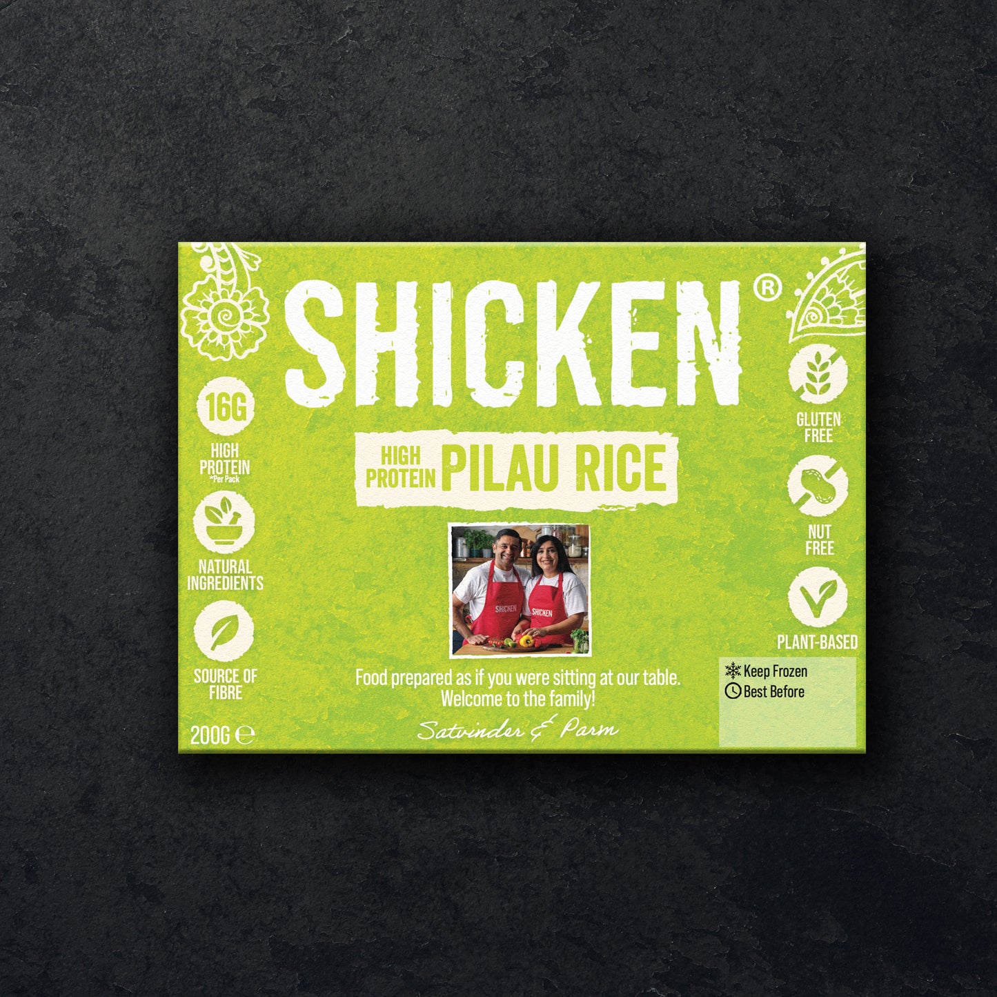 SHICKEN High Protein Pilau Rice 200g