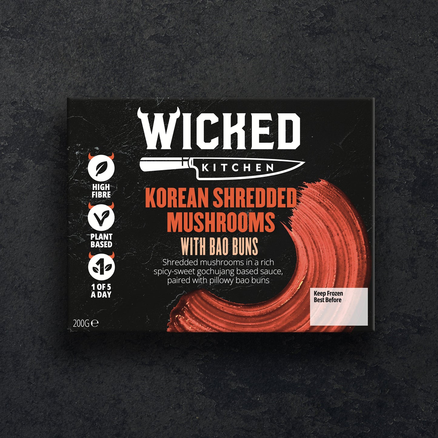 WICKED KITCHEN | Korean Shredded Mushrooms with Bao Buns | 200g